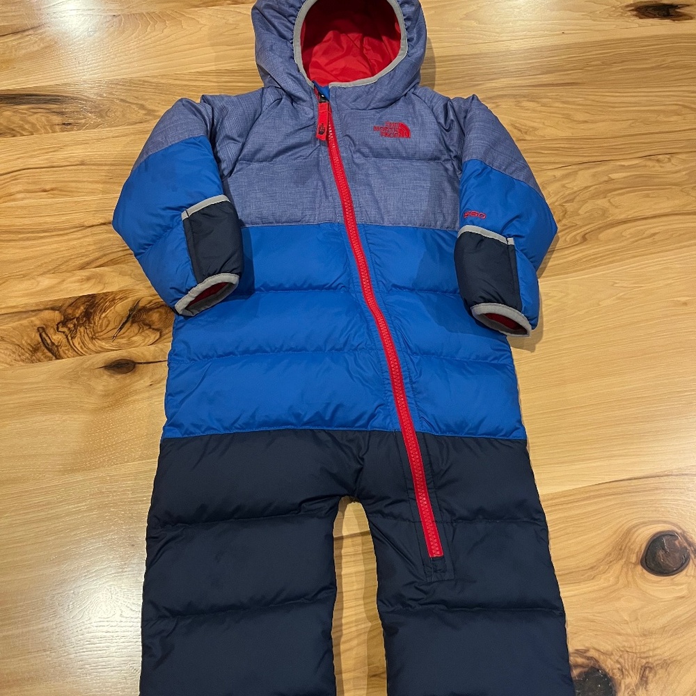 The North Face baby down bunting